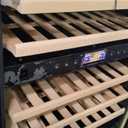 Phiestina Wine Refrigerator, 24 inch-46 Bottles Wine Cooler, Built-in Wine Fridge Under Counter or Freestanding Dual Zones, Auto Defrost with 6 Removable Shelves Glass Door for Home Office Bar