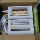 ANTREE 3-IN-1 Pasta Attachment & Ravioli Attachment for KitchenAid Stand Mixers, Pasta Maker Accessories included Pasta Sheet Roller, Spaghetti Cutter, and Ravioli Maker Attachment (White/Silver)