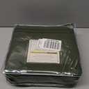 Clara Clark Bed Sheets, Premier 1800 Series Bed Sheet Set, Deep Pocket, Wrinkle, Fade, Stain Resistant, Luxury Soft Bedding Sheets & Pillowcases, King, Olive Green