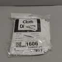 RUVANTI Unisex Birdseye Flat-Fold Cloth Diapers for Babies 3 Pack, 100% Cotton Reusable Diaper Inserts 23x23 Inches, White