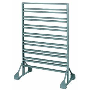 Akro-Mils 30016 Two Sided Steel Rail Hanging System Garage Organizer for Mounting AkroBin Storage Bins, (36-Inch W, 20-Inch D, 53-Inch H), Gray