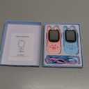 Video Walkie Talkies for Kids with Camera & Video Chat, Long Range 1000FT Rechargeable Kids Walkie Talkie with Selfie Stickers Filters, Two-Way Video Radio Toy for Boys Girls Ages 3-12 (Blue Power Button Broken)