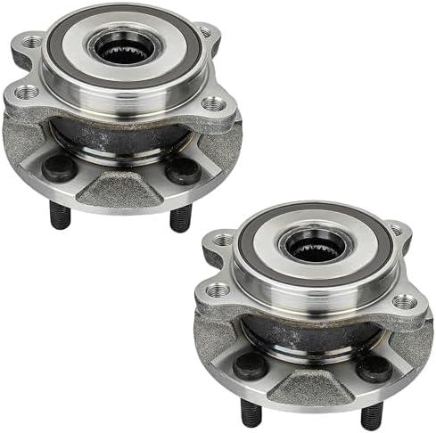 PEYU 513257 2pcs Front Wheel Bearing and Hub Assembly for Lexus HS250h 2010-2012, for Scion iM 2016,for Scion tC 2011-2016, for Toyota Corolla iM 2017-2018, for Toyota Prius V 2012-2018