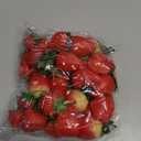 24pcs Realistic Artificial Strawberries Decorative Fruit Models Plastic for Home Store Event Education