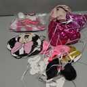 Pink Mouse 2nd Birthday Party Supplies, Oh Twodles Girl Second Party Decorations Includes Happy Birthday Banner, Hanging Swirls, Tablecloth, Cake Cupcake Toppers, Bow Foil Balloon, Latex Balloons