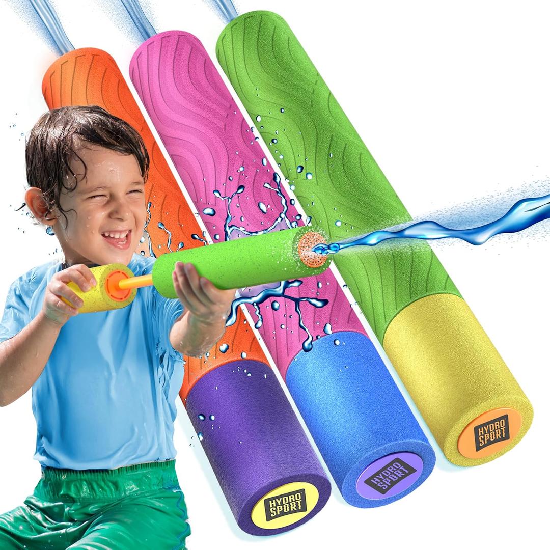 Water Guns For Kids - Outdoor Water Toys - Pool Toys for Kids Ages 4-8, 6-8, 8-10, 8-12 - Squirt Gun Blaster - Pool Games - Backyard Summer Party Activities - Kid Swim Toy for Girls, Boys, Teen - 3 Pack