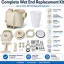 357149 Replacement Kit,Complete Wet End Replacement Kit Compatible with Pentair Whisperflo & Intelliflo 3HP Pool Pumps – Includes Pump Housing, Seal Plate, Diffuser, Basket, Hardware Kit & More