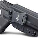 IWB Kydex Holster Fits: Glock 19 19x 25 44 45 Gen 3 4 5 &Glock 23 32 Gen 3 4Inside Waistband Concealed Carry for G19 G19x G23 G32 G32 G45 (Black, Right Handed)