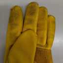 Long Gardening-Gloves Women/Men-Thorn proof Rose Pruning Heavy Duty Gauntlet- (Yellow, M)