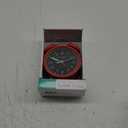 La Crosse Clock 617-3314 Red Twin Bell Quartz Alarm Clock