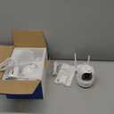 2K Cameras for Home Security-2.4G WiFi Outdoor Camera Wireless Solar/Battery Powered with solar panel, 360 Viewing, AI Human Detection, Color Night Vision, with SD Storage, Works with Alexa(2 Pack)