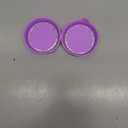 Amooca Car Cup Coaster Universal Non-Slip Cup Holders Bling Crystal Rhinestone Car Interior Accessories 2 Pack Purple