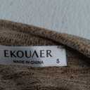 Ekouaer Womens Pajamas Set Long Sleeve Loungewear Soft Lounge Set Joggers with Pockets, S