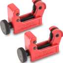2 Pack Tubing Cutter, 1/8-inch to 7/8-inch Tube Cutter for Copper, Brass, Aluminum PVC Pipe Plumbing
