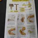 2-in-1 Fireplace Wreath Hanger for Wreaths, Adjustable Heavy-Duty Hooks, No Drilling Required, Fireplace Shelf and Christmas Stocking Hanger (Gold*2)