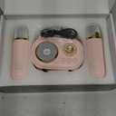 PRUNUS C20 Mini Karaoke Machine,Valentines Day Gifts for Her Him Kids Mens,Portable Bluetooth Speaker with 2 Wireless Microphone for Boys Girls 3-12+ Years Old Birthday Party Pink.C20-Pink