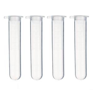 Eowpower 50 Pieces 10 ml Plastic Sample Vial Bottle Tubes for Storage Container Liquid