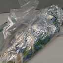 Bibelot 22 Inch Spring Wreath Blue with Green Leaves Wreaths Blue Daisy Artificial Grains White Flower Wreath for Front Door Wreaths,Farmhouse Decor Indoor&Outdoor Wedding Wall Home Decor