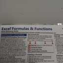 Microsoft Excel Formulas and Functions Laminated Quick Reference Training Tutorial Guide Cheat Sheet (Instructions and Tips)