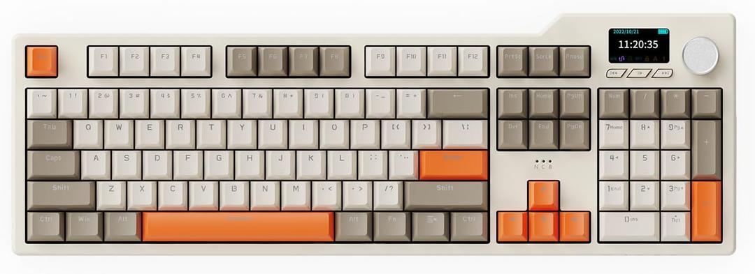 AJAZZ AK35I V3
100% Gasket Hot-Swappable Wired/Wireless Mechanical Keyboard with TFT Screen