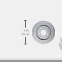 BOSCH 38011034 QuietCast Premium Disc Brake Rotor - Compatible with Select Mitsubishi Lancer, Outlander; FRONT - Single