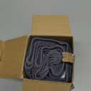 Biscaynebay Wrap Around Bed Skirts with Split Corners for Queen Beds 18" Drop, Dark Grey Adjustable Elastic Dust Ruffles Easy Fit Wrinkle Resistant Silky Luxurious Fabric Machine Washable