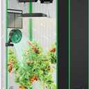 VIVOSUN S276 32"x32"x63" Grow Tent, High Reflective Mylar with Observation Window and Floor Tray for Hydroponics Indoor Plant for VS1500