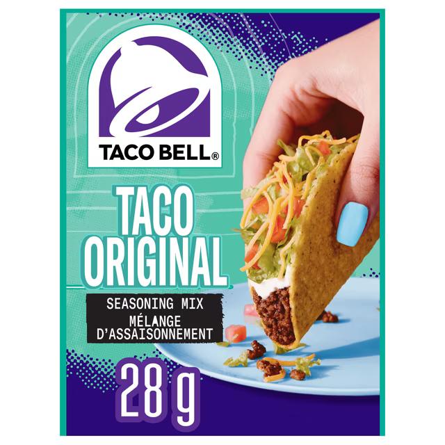 Taco Bell Original Taco Seasoning Mix, 28 g Packet
