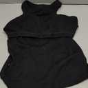 SUUKSESS Women Padded Cotton Ribbed Tank Tops 2025 High Neck Racerback Basic Tops (Large, Black)