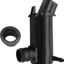 Windshield Washer Pump 98510-26000 Compatible with Hyundai Accent Elantra Sonata Kia Optima Forte Replaces 98510-1C000 98510-2G000 98510-1C500