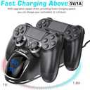 PS4 Controller Charger Dock Station, OIVO 1.8Hrs PS4 Controller Charging Dock, Charging Station Replacement for PlayStation 4 Dualshock 4 Charger