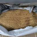 8 ft Round Handwoven 100% Natural Jute Area Rug, Reversible