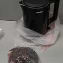 COMFEE' 1.7L Double Wall Electric Tea Kettle and Kettle Water Boiler, 100% Stainless Steel Interior & Lid & Spout, TwoLevel Wide Open Lid, 1500W Fast Boiling, AutoOff and BoilDry Protection