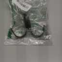 Magnetic Wreath Hanger, Magnet Wreath Hooks with Rubber Coated for Fridge Metal Front Door, Black, 2 Pcs