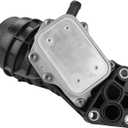 JDMON Engine Oil Cooler Filter Housing Replacement for Mercedes-Benz A220, A35 AMG, CLA250, GLA35, GLB250, GLB35 AMG Compatible with 2701800610, 2701800810, 2701800500