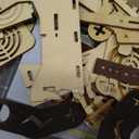 3D Wooden Puzzle Gun for Adults, Rubber Band 3D Gun Puzzles, Electric Gatling Model Building Kit, Wood 3D Puzzle, Hobby Kits for Men, Wooden Building Set for Adults Teens (272 PCS)