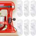 Pack of 6 Clear Cord Organizer for Appliances, Kitchen Appliance Cord Organizer Stick On, Appliance Cord Holder, Cord Wrappers, Cord Winder for Pressure Cooker, Air Fryer, Blender, Coffee Maker, Toaster