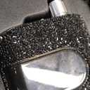 Lavinda Professional Electric Nail Drill Kit, 35000RPM Cordless Portable Machine for Acrylic Gel Nails, Rechargeable E File With Black Rhinestones, Manicure Tools (Black)