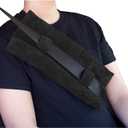 Ziciner Mastectomy Seat Belt Pillows, Heart Surgery Seatbelt Pillow Protectors, Car Interior Seat Belt Accessories for Chest Chemo Port, Pacemaker Bypass, Hysterectomy Recovery (Black)