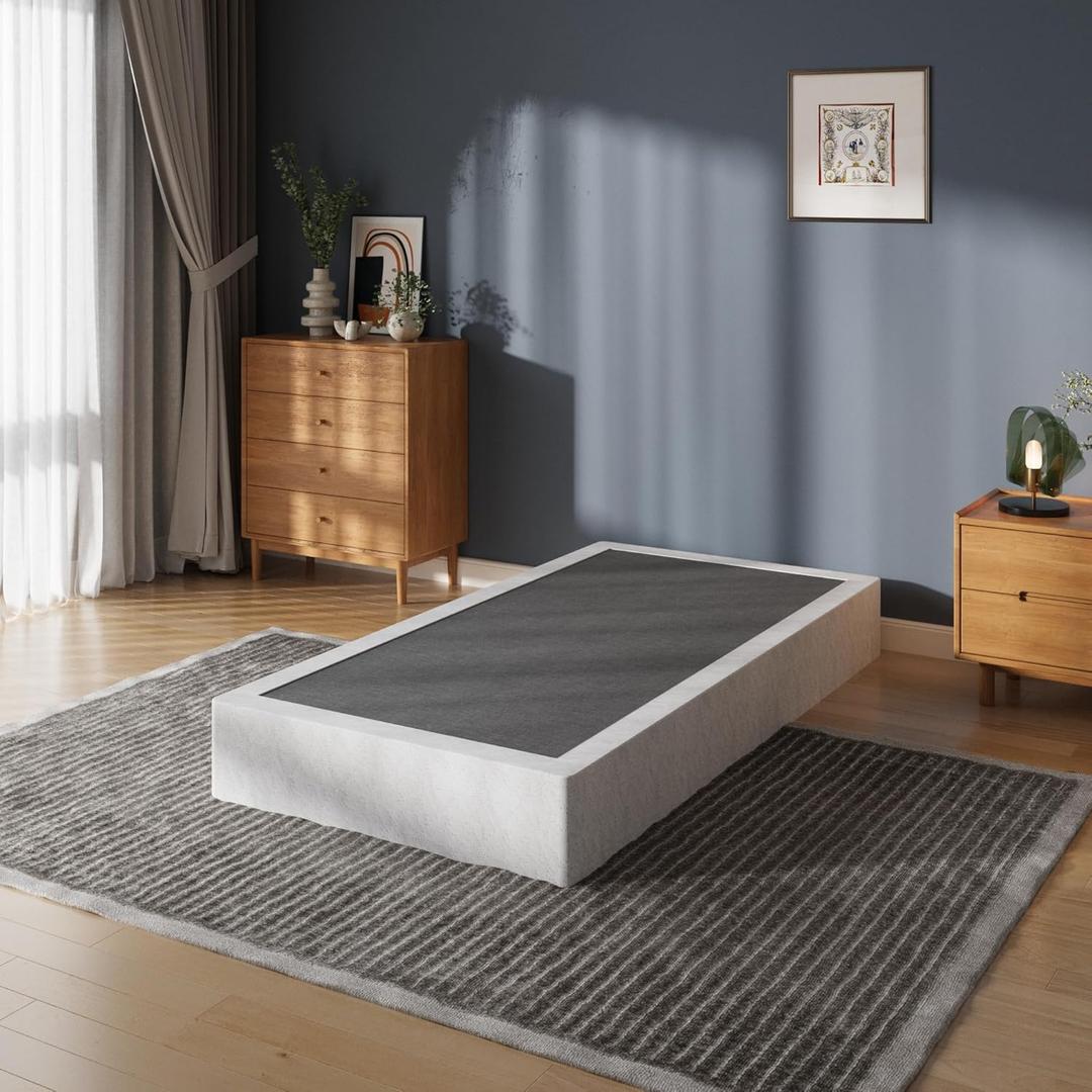 9 Inch Twin XL Box Spring for Bed Base - Heavy Duty Metal Mattress Foundation with Fabric Cover,High Profile Twin XL Box Spring Only,Noise Free,Easy Assembly