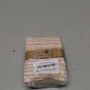 Native Fab Cloth Napkins 18x18 inches, 100% Cotton Vintage Stripped Dinner Napkins, Set of 4, Soft Breathable Absorbent, Machine Washable Cloth Napkins, Orange Beige