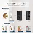 Smart Door Lock,Keyless Entry Door Lock for Front Door,Security Smart Deadbolt with Touchscreen Keypad,App Remote Control Fingerprint
