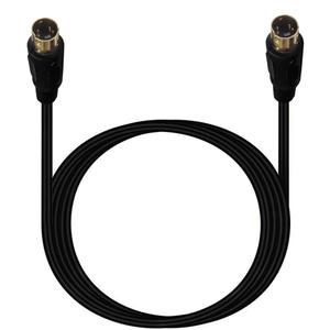 S-Video Cable Mini Din 4-Pin S Video Cable Male to Male Gold Plated Connector for Player Camcorders Laptops Transfer Video to TV or Monitor Connection Cable (3m/10Ft)