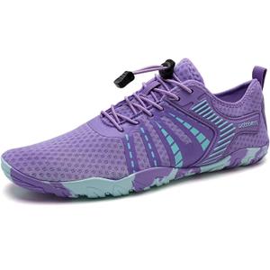 WateLves Water Shoes Mens Womens Beach Swim Shoes Quick-Dry Aqua Socks Pool Shoes for Surf Yoga Water Aerobics, Size: 5.5 Women/4 Men