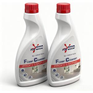 2 Bottle Original Scent Floor Cleaning Solution - For Roborock Robot Vacuum & Mop, Deep Cleans Hard Floors, Works With All Mopping Robot Vacuums 16.9 Fl Oz (Pack of 2)
