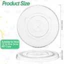 200 Pcs Clear Flat Lids Plastic Disposable PET Cup Lids with Straw Slot Fits for 12 oz, 16 oz, 20 oz and 24 oz Cups for Summer Iced Coffee, Ice Cream, Slush, Milkshake, Party Supplies