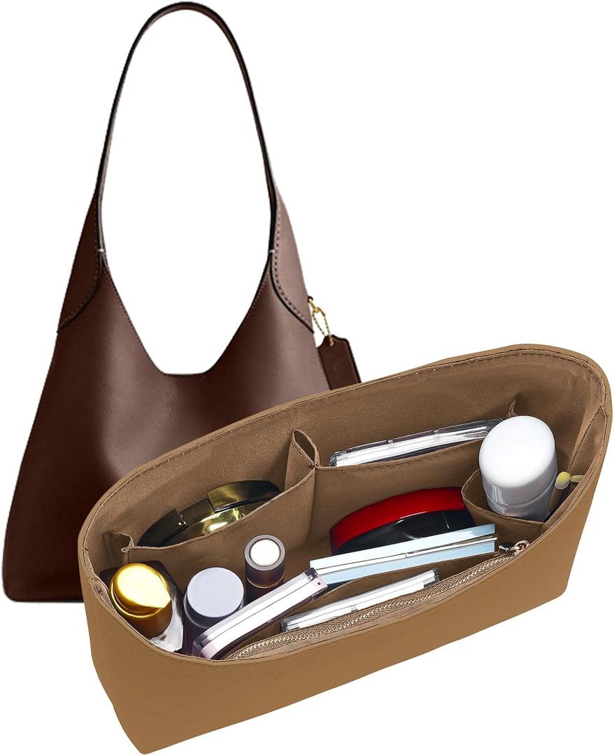 Paper Purse Organizer Inserts for brooklyn 28 Insert Keeps Tote Handbag (EarthColor)