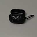Sparkly Diamond AirPods Pro 1&2 Generation Case with Keychain, Shockproof Protective Premium Bling Rhinestone Cover Skin for AirPods Charging Case (PRO Black C3)