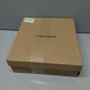 Women's High Heel Sandals Open Toe Ankle Tie Dressy Heeled Sandals for Prom, Party, Evening Events, 3.93 Inch Comfortable Thin Block Heels (Black, S)