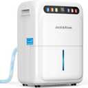 52 Pint Basement Dehumidifier with Drain Hose, 3.3ft, Dehumidifier for Bedroom and Bathroom, Most Efficient Energy Star 2024, 6L Water Tank, Maximum Applicable Area 4500 Sq.Ft (DH02)